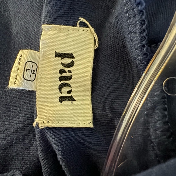 PACT cotton oversized blue unconstructed blazer - Picture 5 of 7